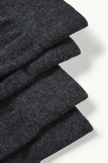 Heren - Set van 2 paar - sokken - LYCRA® - antraciet