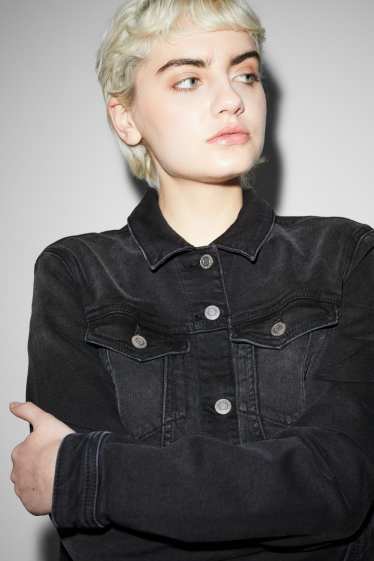 Women - CLOCKHOUSE - denim jacket - black
