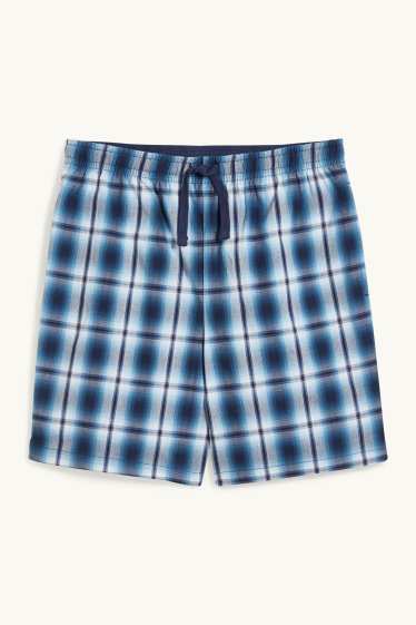 Men - Short pyjamas - light gray-melange
