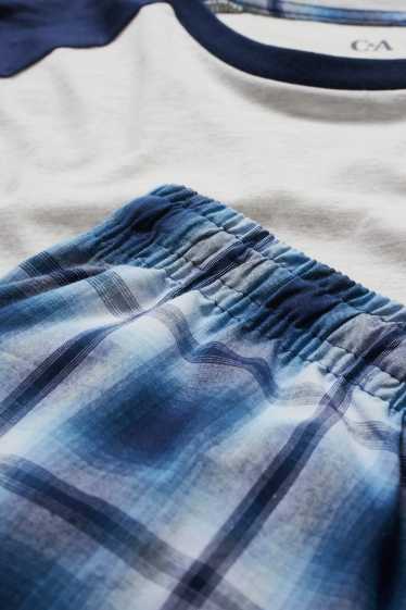 Men - Short pyjamas - light gray-melange