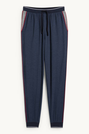 Bărbați - Pantaloni de pijama - albastru închis