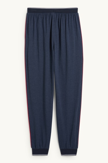 Bărbați - Pantaloni de pijama - albastru închis