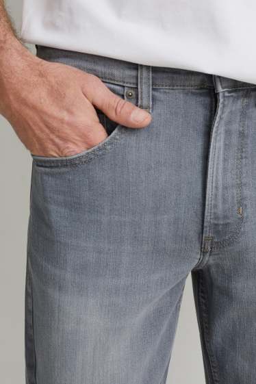 Bărbați - Slim jeans - LYCRA® - denim-gri deschis