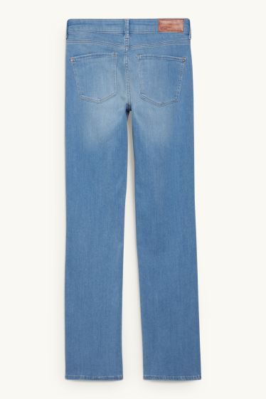 Dona - Straight jeans - mid waist - texà blau clar