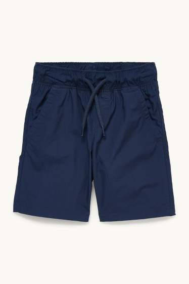 Kinder Jungen - Set - Kurzarmshirt und Shorts - 2 teilig - dunkelblau