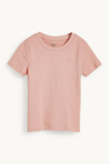 Kinderen: meisjes - T-shirt - roze
