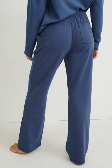 Women - Active trousers - yoga - 4 Way Stretch - dark blue