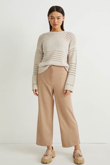 Dames - Culotte - high waist - beige