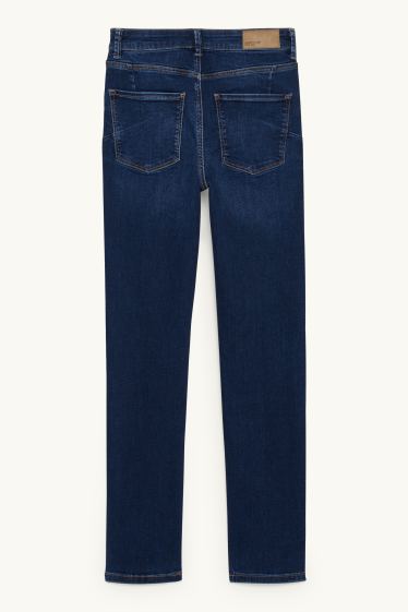 Damen - Slim Jeans - High Waist - Shaping-Jeans - LYCRA® - jeansblau