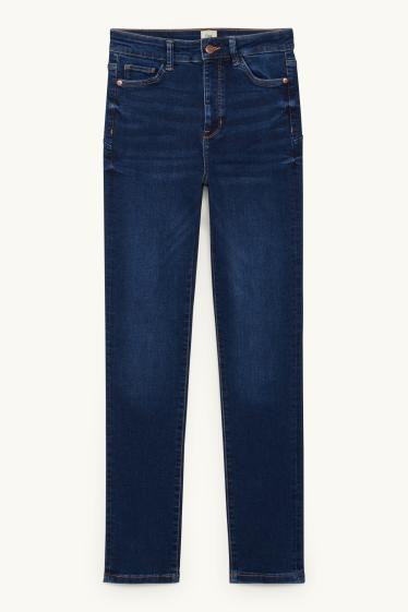 Damen - Slim Jeans - High Waist - Shaping-Jeans - LYCRA® - jeansblau