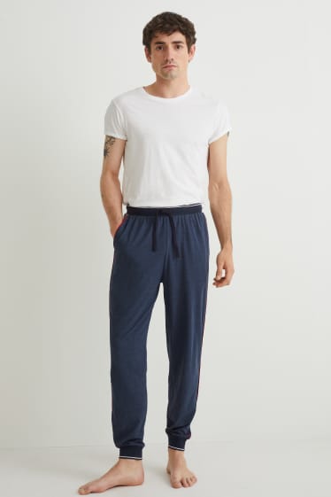 Bărbați - Pantaloni de pijama - albastru închis