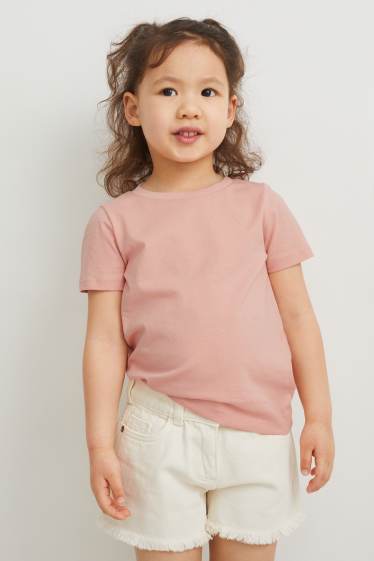 Kinderen: meisjes - T-shirt - roze