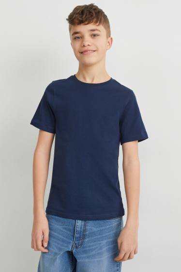 Children Boys - Short sleeve T-shirt - genderneutral - dark blue