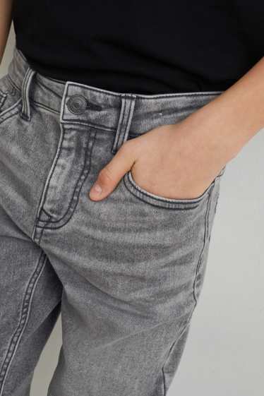 Enfants garçons - Slim jean - jog denim - jean gris