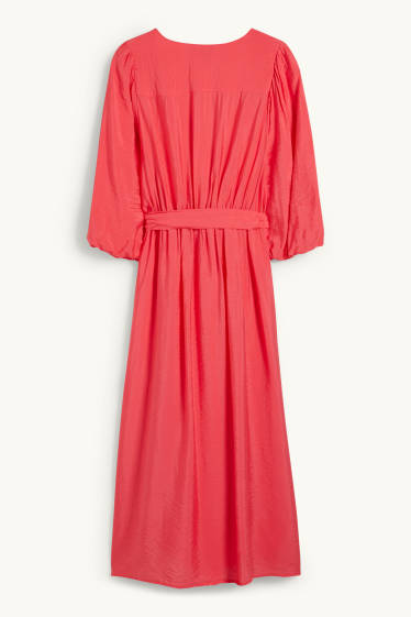 Women - Wrap dress - pink