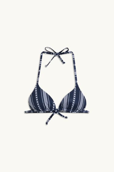Women - Bikini top - padded - LYCRA® XTRA LIFE™ - dark blue