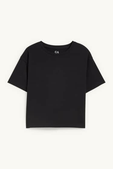 Kinderen: meisjes - T-shirt - zwart