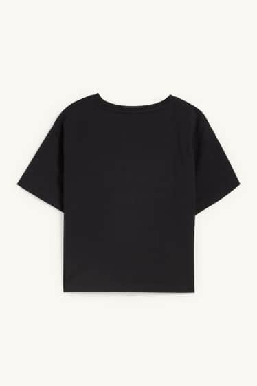 Kinderen: meisjes - T-shirt - zwart