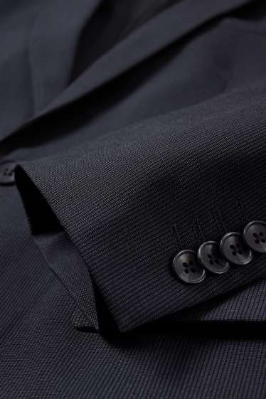 Hommes - Veste de costume - body fit - Flex - LYCRA® - bleu foncé