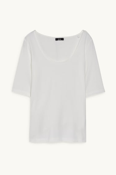 Femmes - T-shirt - blanc