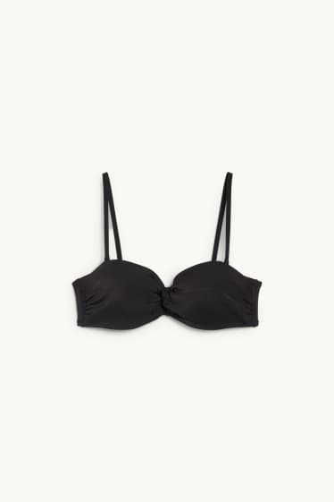 Damen - Bikini-Top mit Bügel - wattiert - LYCRA® XTRA LIFE™ - schwarz