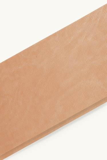 Damen - Multipack 2er - Feinstrumpfhose - 30 DEN - beige