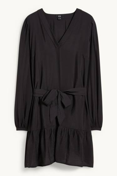 Women - A-line dress - black