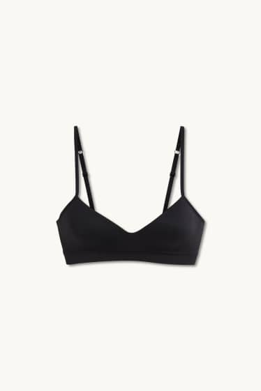Donna - Reggiseno senza ferretti - DEMI - imbottito - nero
