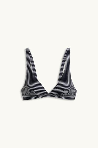 Women - Bikini top - padded - non-wired - LYCRA® XTRA LIFE™ - black / white