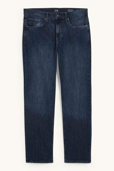 Hommes - Straight jean - LYCRA® - jean bleu foncé