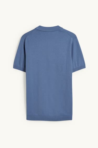 Hommes - Polo - bleu