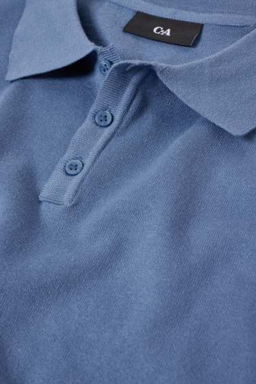 Hommes - Polo - bleu