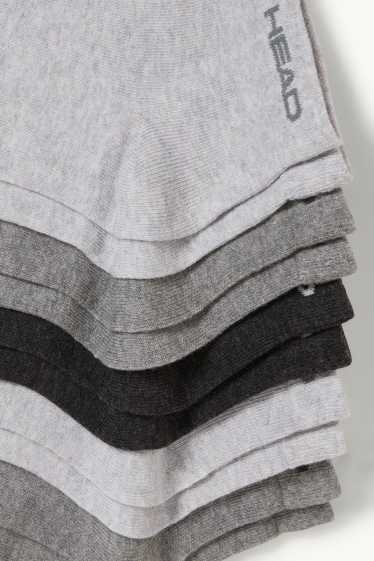 Men - HEAD - multipack of 5 - short socks - gray