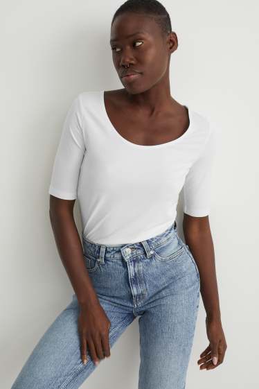 Femmes - T-shirt - blanc