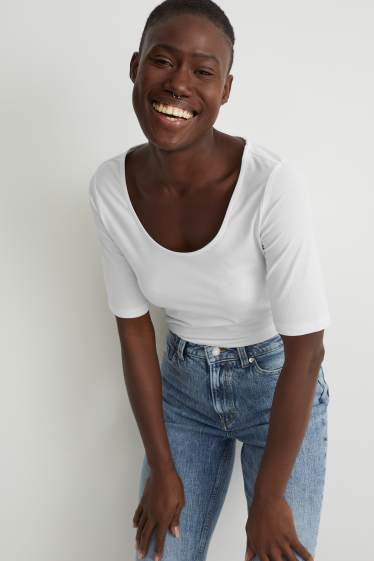 Femmes - T-shirt - blanc