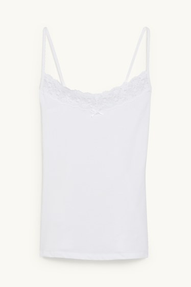 Femmes - Caraco - blanc