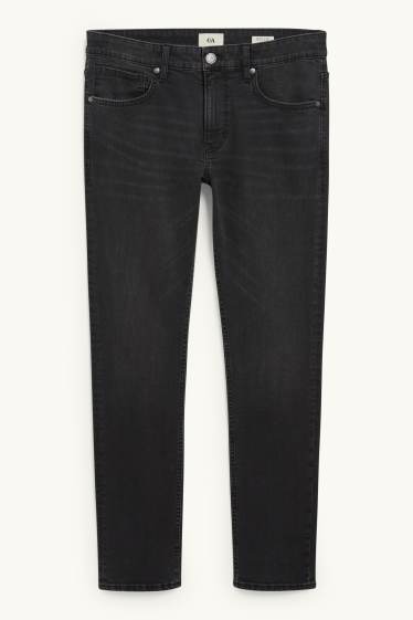 Heren - Skinny jeans - jeansdonkergrijs