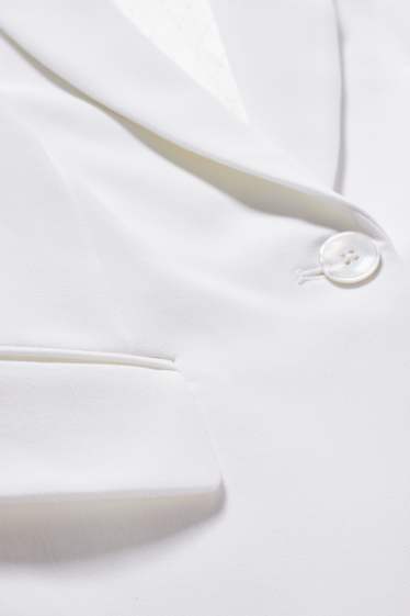 Women - Business blazer - regular fit - white