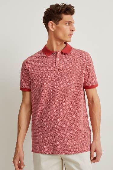 Hommes - Polo - rouge