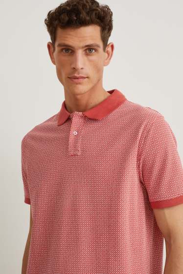 Hommes - Polo - rouge