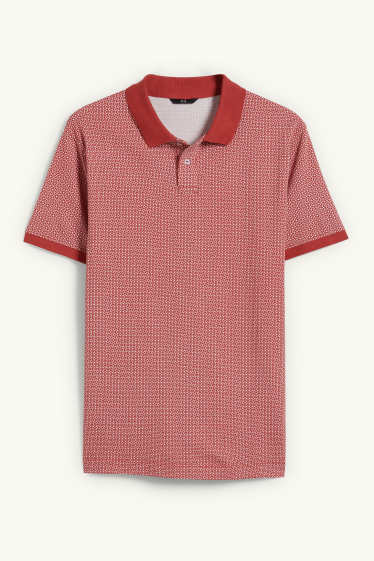 Hommes - Polo - rouge