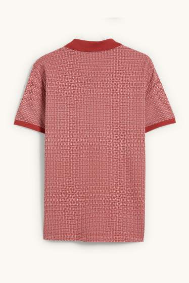 Hommes - Polo - rouge