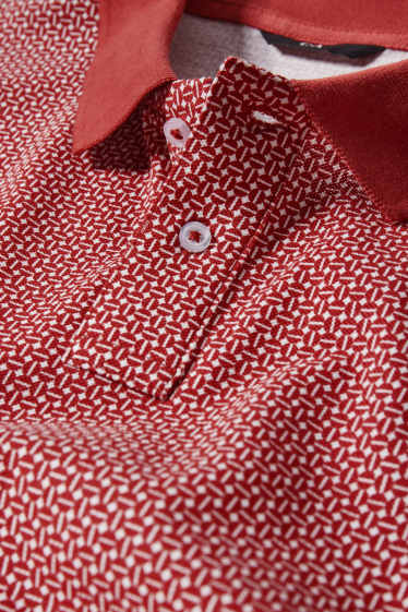 Hommes - Polo - rouge