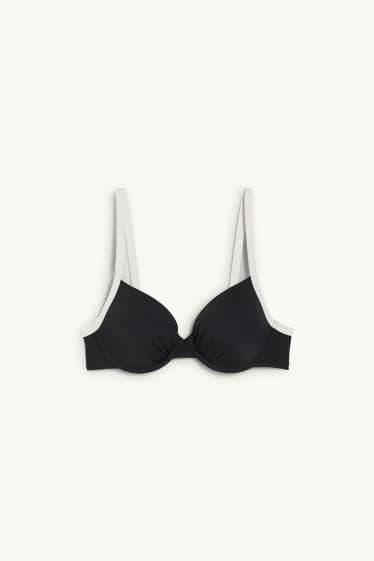 Damen - Bikini-Top mit Bügel - wattiert - LYCRA® XTRA LIFE™ - schwarz