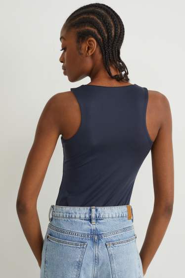 Femmes - Body basique - bleu foncé
