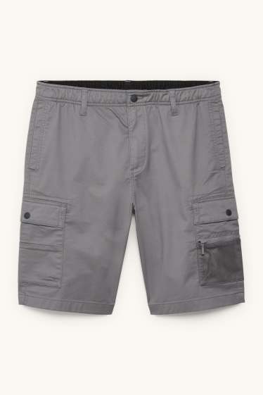 Herren - Cargoshorts - grau