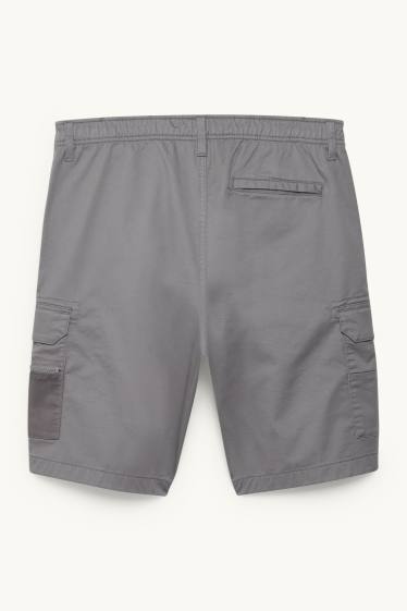 Herren - Cargoshorts - grau