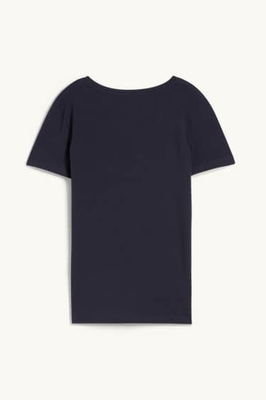 Women - Basic T-shirt - dark blue