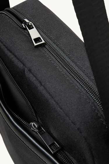 Bărbați - Geantă de umăr - negru