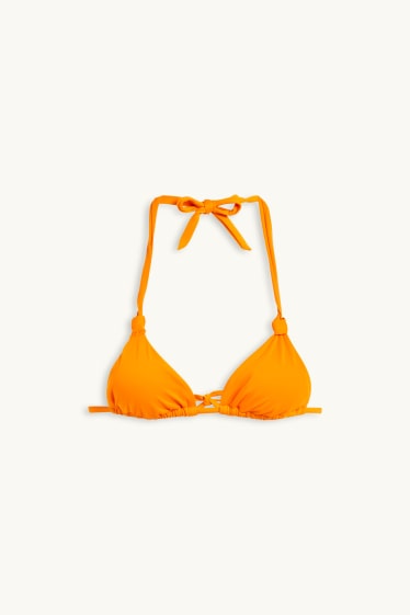 Women - Bikini top - triangle - padded - LYCRA® XTRA LIFE™ - orange